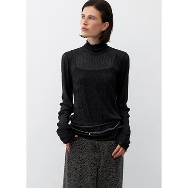 나인(Atelier Nain) (Z-T-6936)LOAH SEE THROUGH SLIM TEE