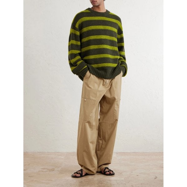 리지라인 스트라이프 캐시미어 블렌드 스웨터 46376663163043920