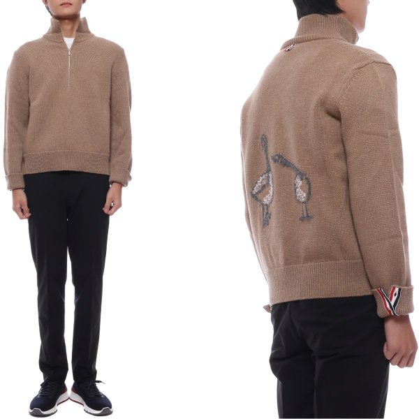 [부산점] 25FW 남성 구스 인타르시아 울 니트 (MKA560A Y1029 216 25F)