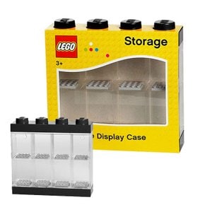 [밤나무]LEGO 레고 미니 피규어 보관함 8 pcs(8칸) _블랙