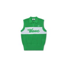 왁[WAAC]골프 (WWWAM24302YGX)여성 Mesh Block Knit Vest