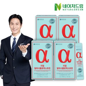 리얼 알파시클로덱스트린 3g 14포 4박스 / 알파CD 제로파우더