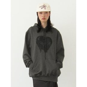 lotsyou_Melting Heart Candy Hoodie Charcoal