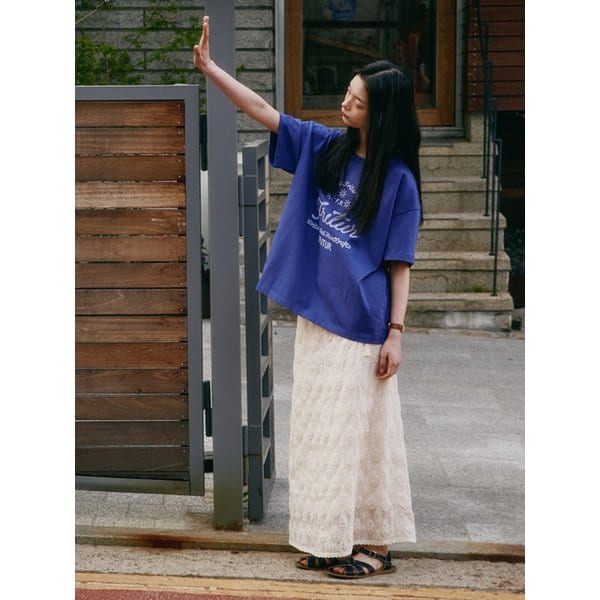 Marin Rope Graphic T-shirt Blue_F252TS06