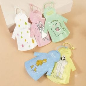 휴대용 초경량 비상용 키링 우비 여행용 비상시 키홀더 일회용