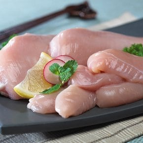제주 무항생제 닭 가슴살+안심 각 500g (냉장육)