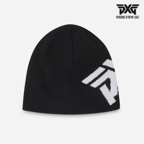 [카네정품]2023 PXG 빅 로고 숏 비니(BIG LOGO SHORT BEANIE) 골프모자[블랙][남여공용]