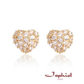 14K 스위트하트 귀걸이 JGE196