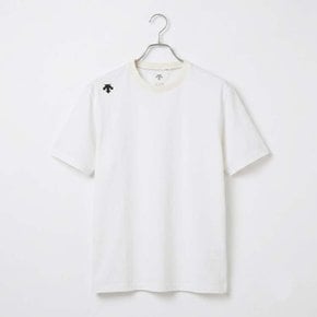 남성 우븐 백그래픽 오버핏 반팔 티셔츠 / WHITE SR321TTS75-WHT0