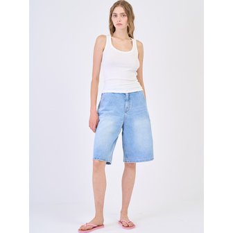 레이버러스 Bermuda Denim Pants Blue