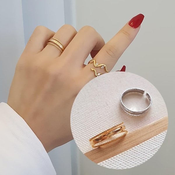 [옷자락] 여자 데일리 데이트룩 심플 반지