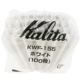 Kalita (카리타) 커피 필터 웨이브 시리즈 화이트 1~2인용 100장들이 KWF-155 22213