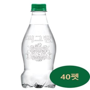 코카콜라음료 씨그램 피치 라벨프리 450ml, 40펫