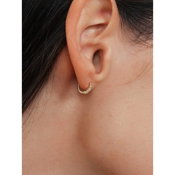 14k 다이아몬드 밀키웨이 원터치 귀걸이 (14k골드) LCE11