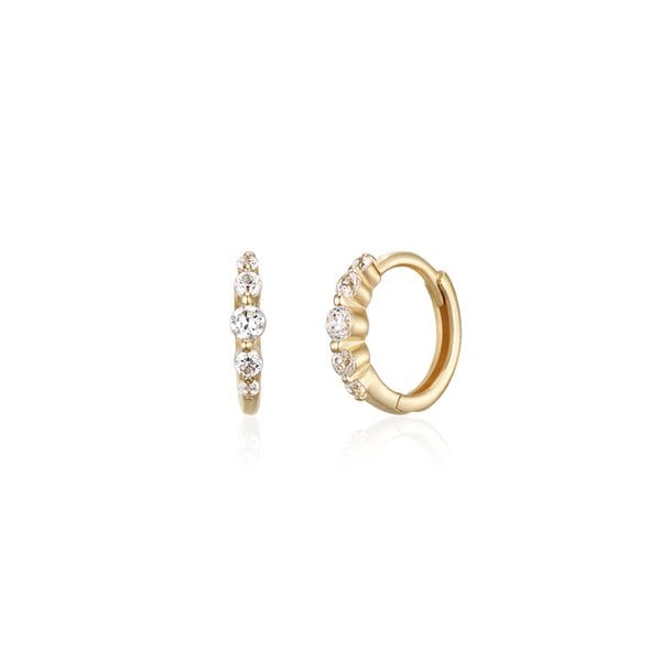 14k 다이아몬드 밀키웨이 원터치 귀걸이 (14k골드) LCE11