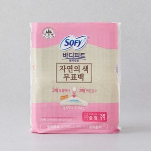  쏘피 바디피트 볼록맞춤 무표백 울트라슬림 중형 36p