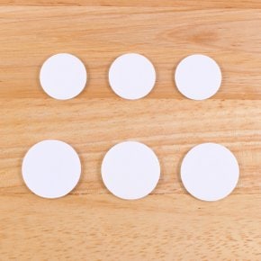 양면스티커  지름 20mm / 25mm 두께 1 T 원형 양면테이프 3매 원형접착스티커3매  20mm 25mm