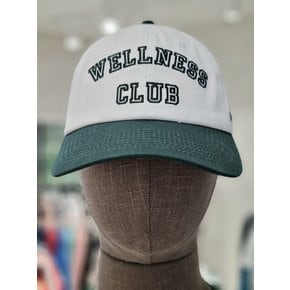 [시흥점] 공용 화이트/그린 WELLNESS CLUB HAT GHA50A010