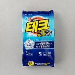테크 특유취 제거 분말 리필 4KG (온)
