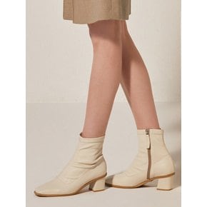 BB Span Ankle Boots_Cream