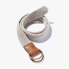 [산타트리니타] LINEN ROPE LEATHER BELT / 린넨 로프 레더 벨트 TAC1M80002