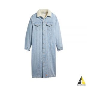 Levi`s Sherpa Duster Woven - Blue (ERL07C201) (Levis 리바이스 셰르파 더스터 우븐 자켓)