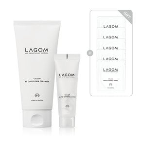 [약산성 SET]피에이치 큐어 폼 120mL+젤 투 워터 클렌저 30mL (+에센토너 샤쉐 5매 증정)