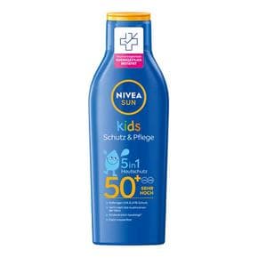 [해외직구] 독일직구 Nivea 니베아 키즈 프로텍션 앤 케어 선크림 SPF50+ 200ml