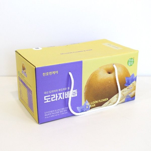 [천호앤케어]하루활력 도라지배즙(70ml x 30팩) x 7Box