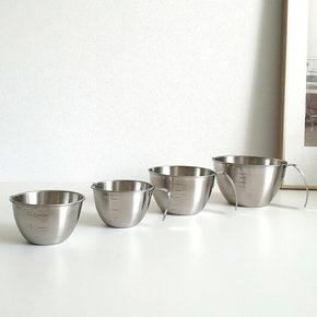 스텐 계량컵 믹싱볼 손잡이 눈금컵 베이킹 반죽볼