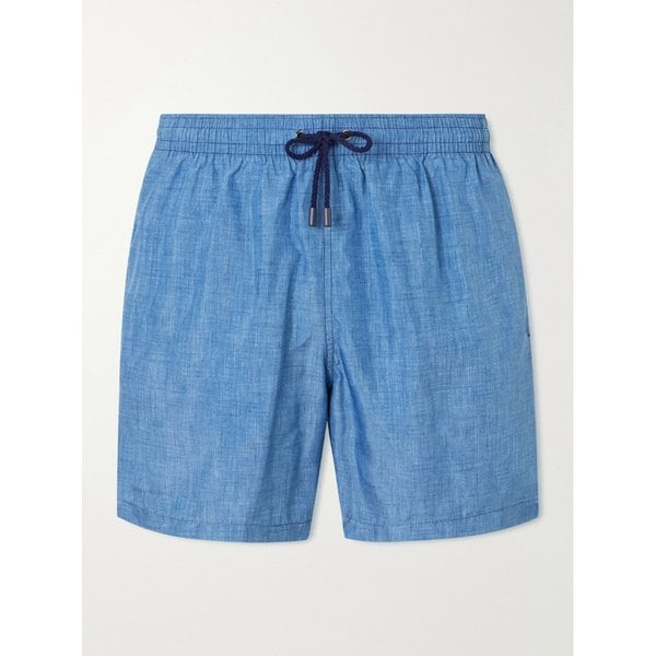 스트레이트 레그 미드 렝스 스윔 쇼츠 46376663163067523