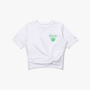 [공식스토어] 레지나 크롭 반팔 티셔츠 우먼 WHITE (D4222TRS45WHT)