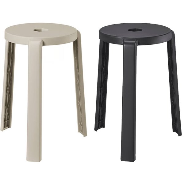 IBBARBO 이바르보 원형 스툴 45cm/원형의자/보조의자/화장대의자/간이의자/식탁의자