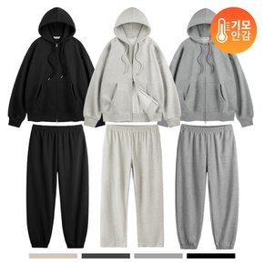 [SET/기모] 네이븐 오버핏 후드집업 + 트레이닝 팬츠 셋업 NZ81S