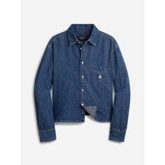 Steve Crop Denim Shirts/WHYJE2336F