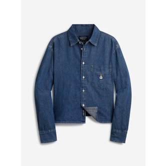 후아유 Steve Crop Denim Shirts/WHYJE2336F