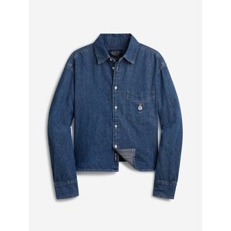 후아유 Steve Crop Denim Shirts/WHYJE2336F