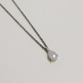 [BEST] ANTIQUE LAVENDER JADE DROP NECKLACE(211029040001)