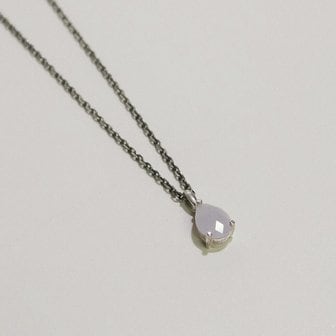 파르테즈 [BEST] ANTIQUE LAVENDER JADE DROP NECKLACE(211029040001)