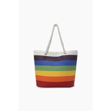 베네통 스트라이프 로프 숄더백 BCBG52531