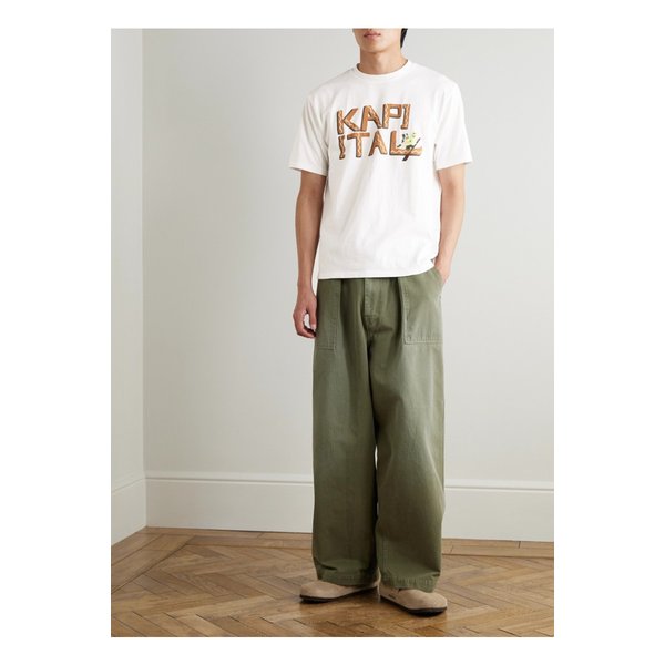 프린트 코튼 저지 티셔츠 46376663162925159