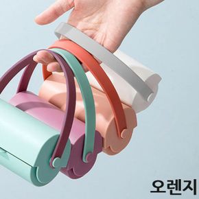 청소 테이프 크리너 머리카락 롤크리너 돌돌이 오렌지