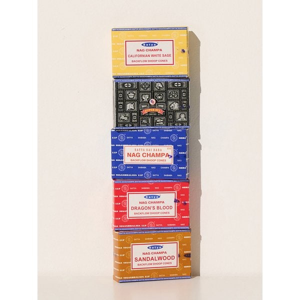 캘리포니아 화이트세이지 백플로우 인센스 콘