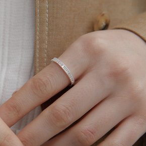 R144 [SILVER925]Crystal Round Ring