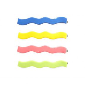 4746968 Chunks Shannons Waves Assorted 4-Pack Slide Barrettes