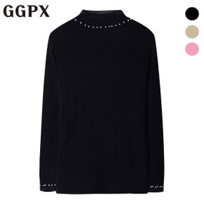 진주 디테일 폴라 니트 (GP2KP005F)
