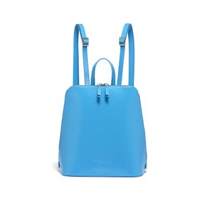 TURTLE LEATHER BACKPACK -  SKY BLUE