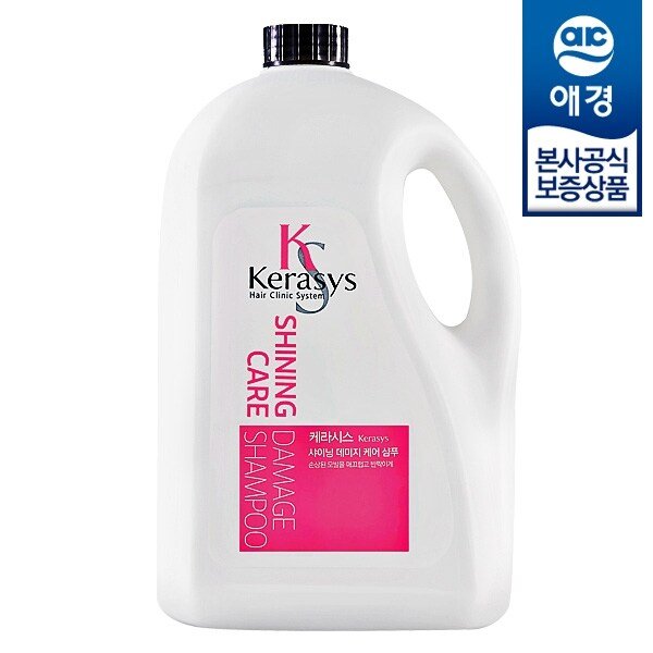 케라시스 샤이닝 데미지 샴푸/린스 4L x1개 + 펌프
