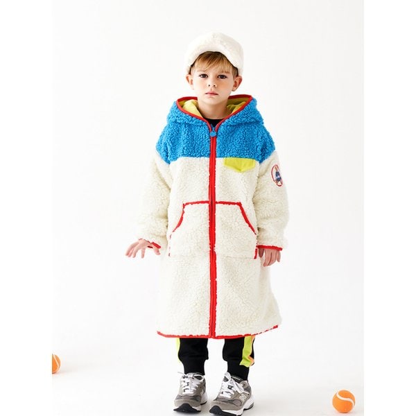 핫해뽀글이롱후드코트