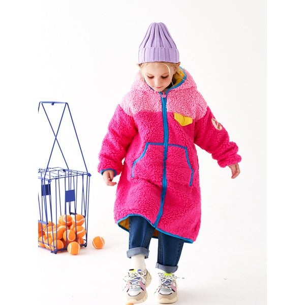 핫해뽀글이롱후드코트